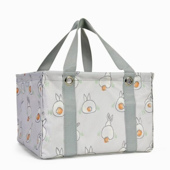 Thirty-One Square Utility Tote-Bunny Tails - Picture 1 of 1